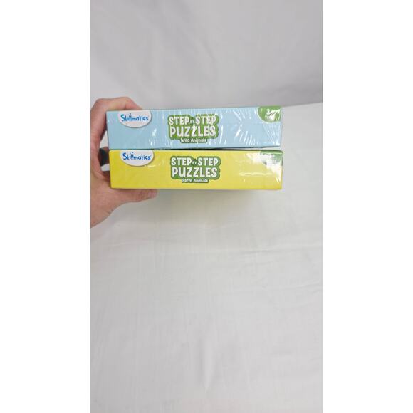 Skillmatics Step by Step Puzzles Farm & Wild Animals Stage Base Learning - Picture 3 of 8